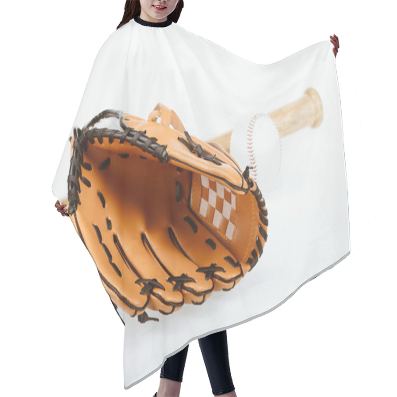 Personality  Baseball Equipment And Mitt Hair Cutting Cape