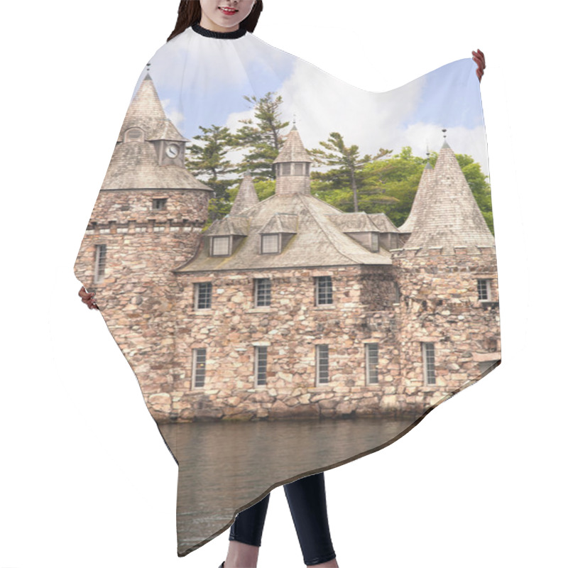 Personality  The Beautiful Boldt Castle On Heart Island In The St Lawrence River Between Canada And The USA Hair Cutting Cape