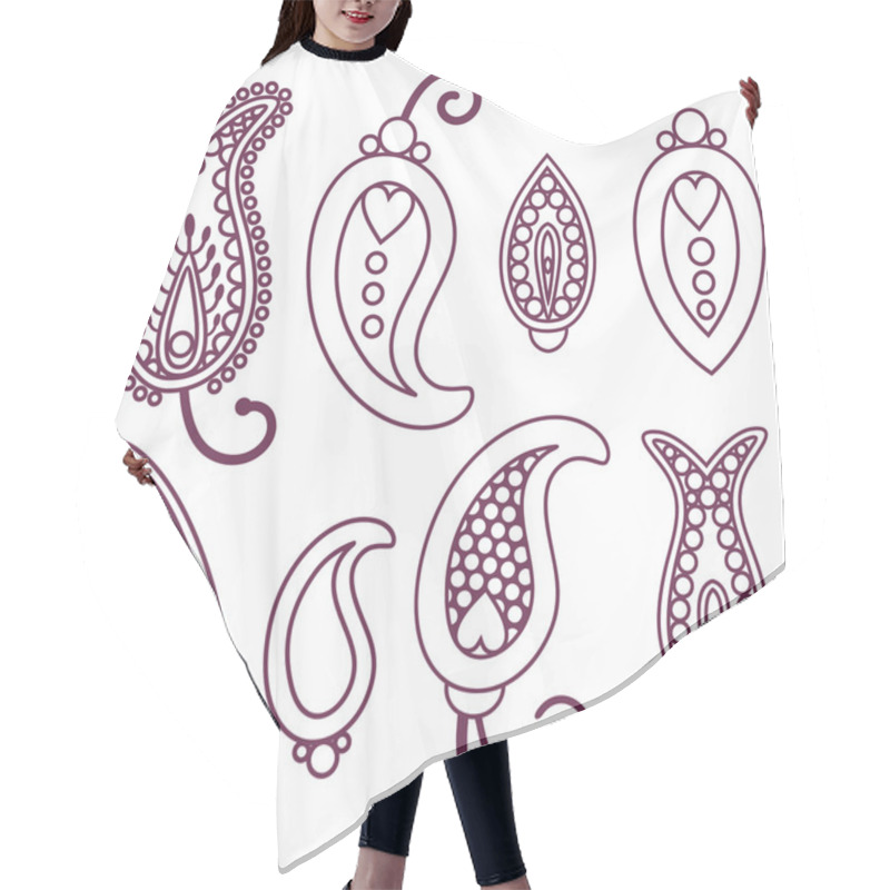 Personality  Paisley Set Hair Cutting Cape