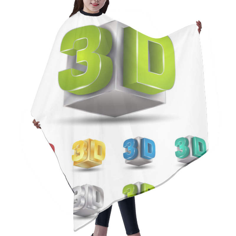 Personality  Vector Design Element Object Hair Cutting Cape