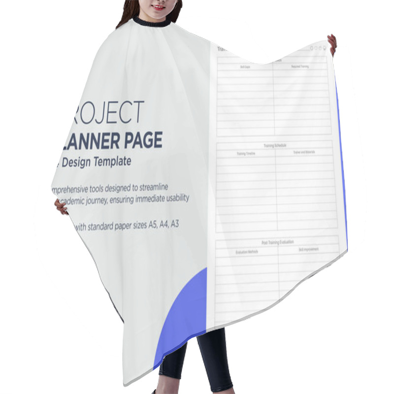 Personality  Project Planner Pages Daily, Weekly, And Monthly Planning Sheets For Effective Task Management, Deadlines And Team Coordination Planner Sheet Design Template  Hair Cutting Cape