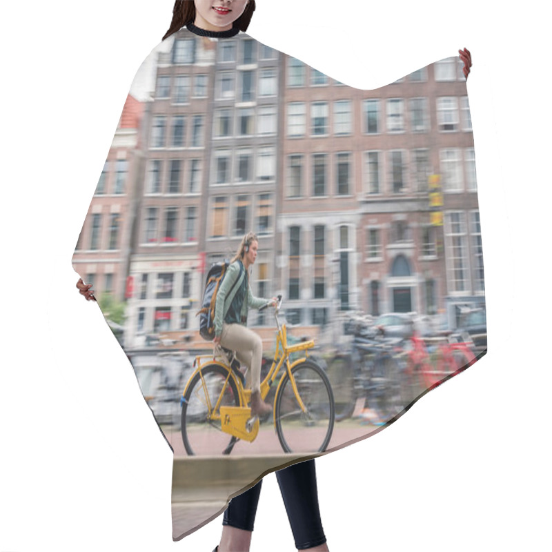 Personality  March 2020 Cycling In Amsterdam In The Netherlands Hair Cutting Cape