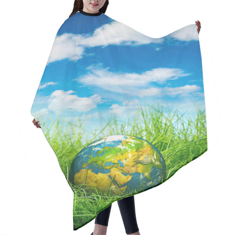 Personality  Concept - Earth Day Hair Cutting Cape