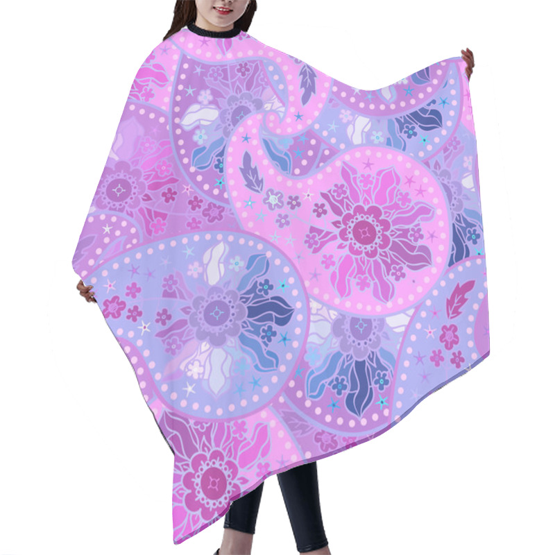 Personality  Eastern Seamless Background Hair Cutting Cape