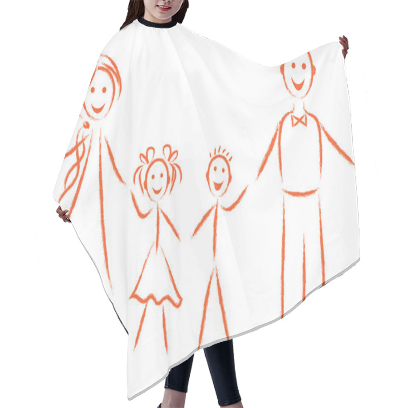 Personality  Family Image Hair Cutting Cape