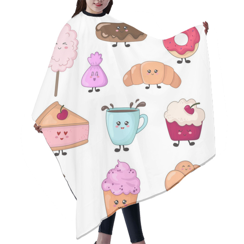 Personality  Kawaii Food Collection Hair Cutting Cape