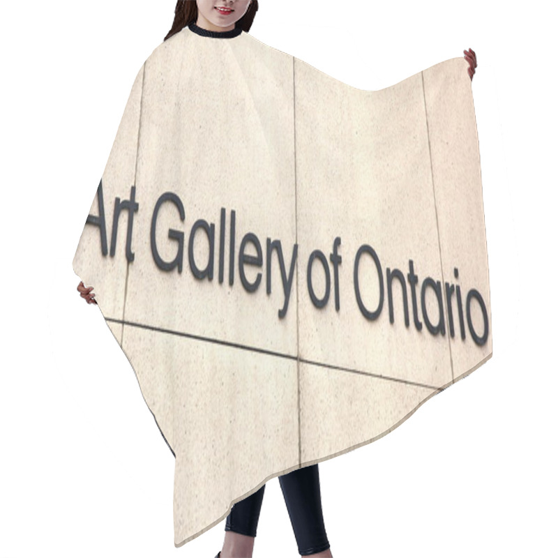 Personality  Art Gallery Of Ontario Sign Hair Cutting Cape