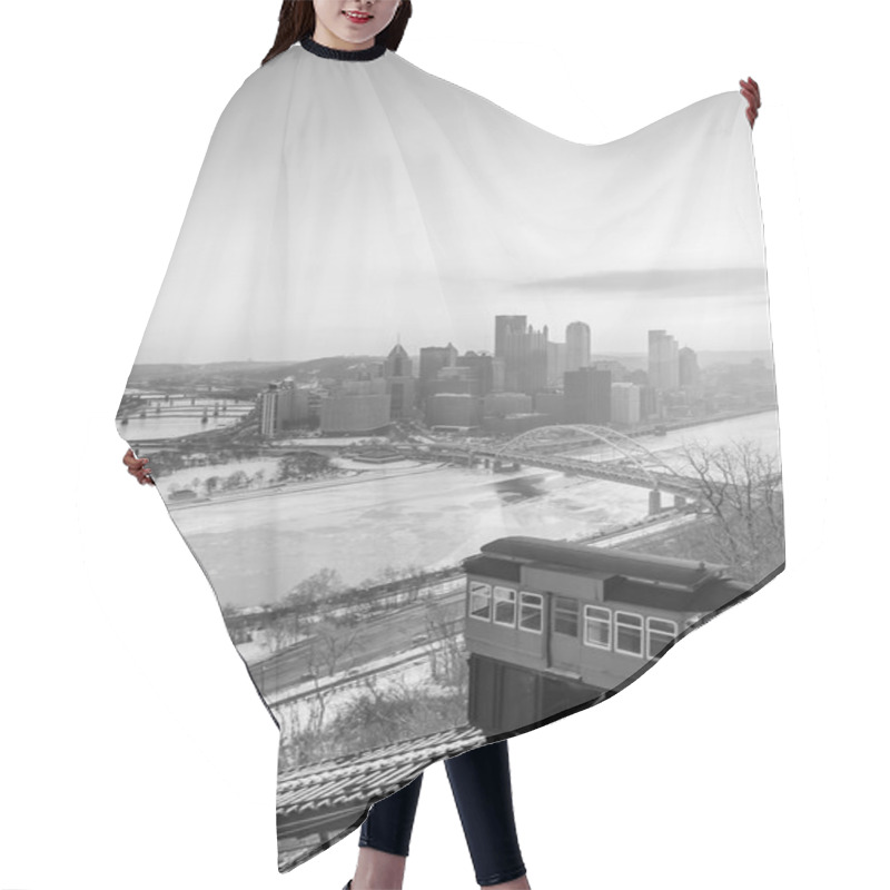 Personality  Skyline Of Downtown Pittsburgh Hair Cutting Cape