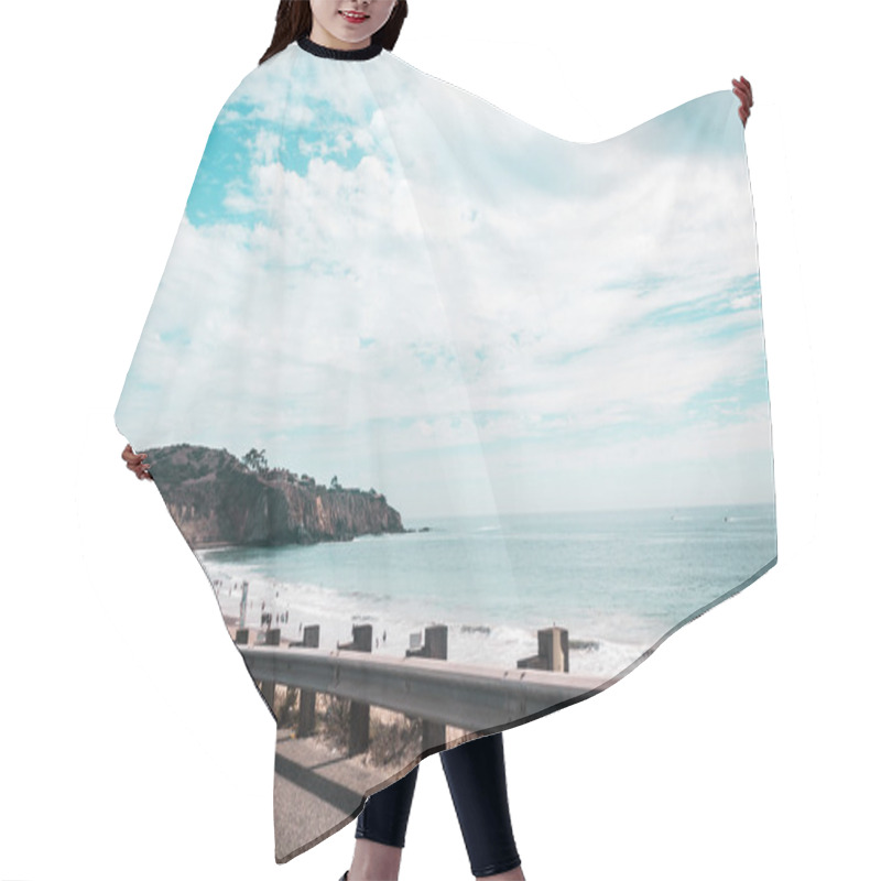 Personality  Oceanview From California Coast, United States Hair Cutting Cape