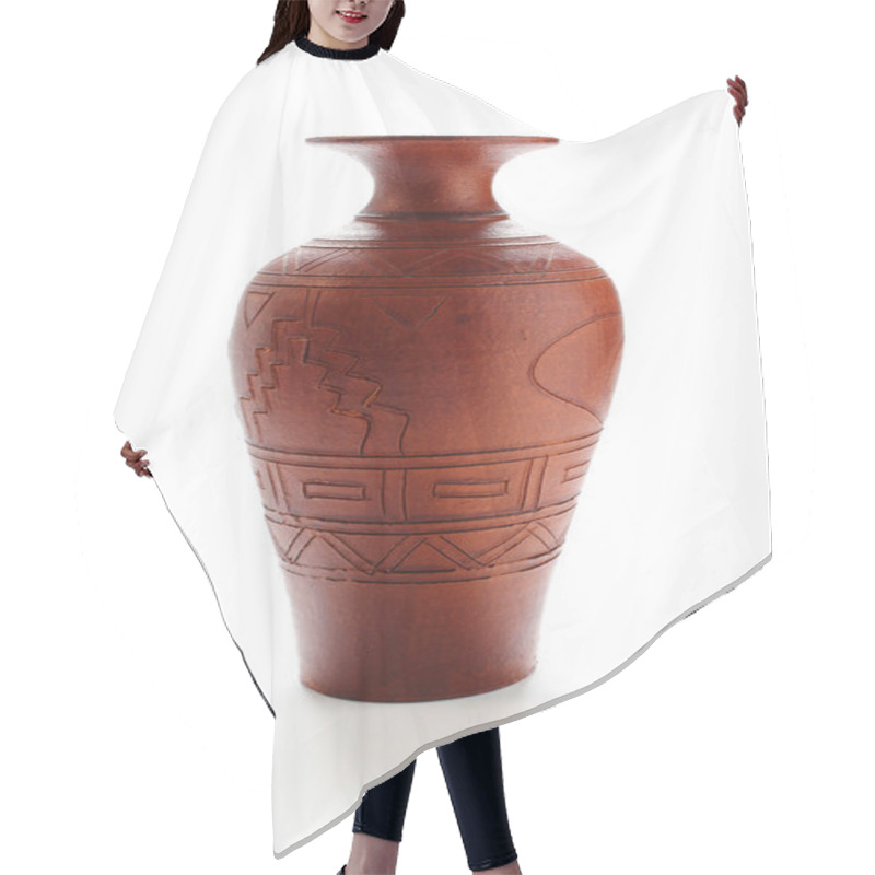 Personality  Traditional Clay Jar Hair Cutting Cape