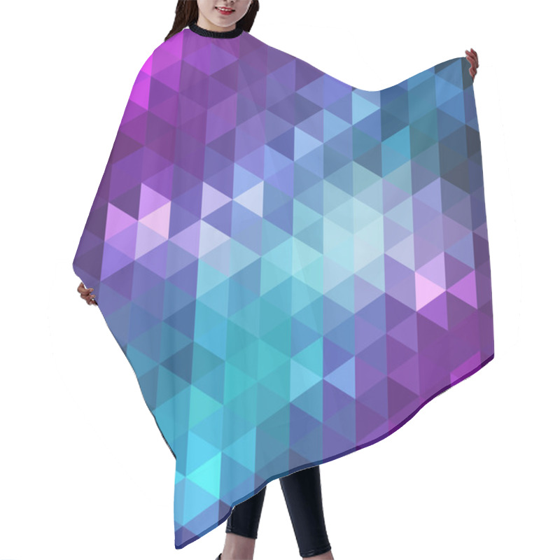 Personality  Background Of Triangles Hair Cutting Cape