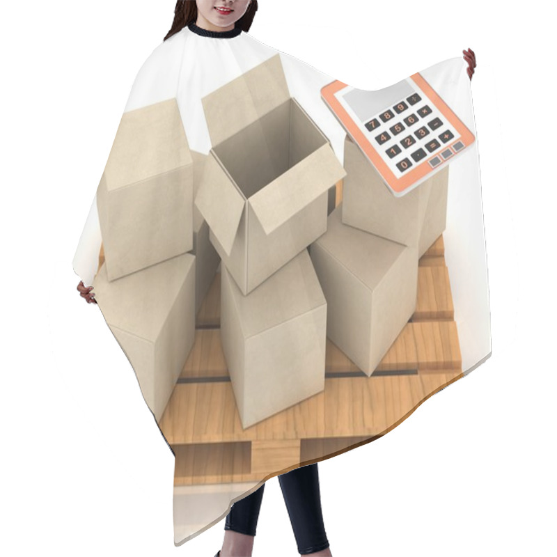 Personality  Cartons Sales Concept Hair Cutting Cape