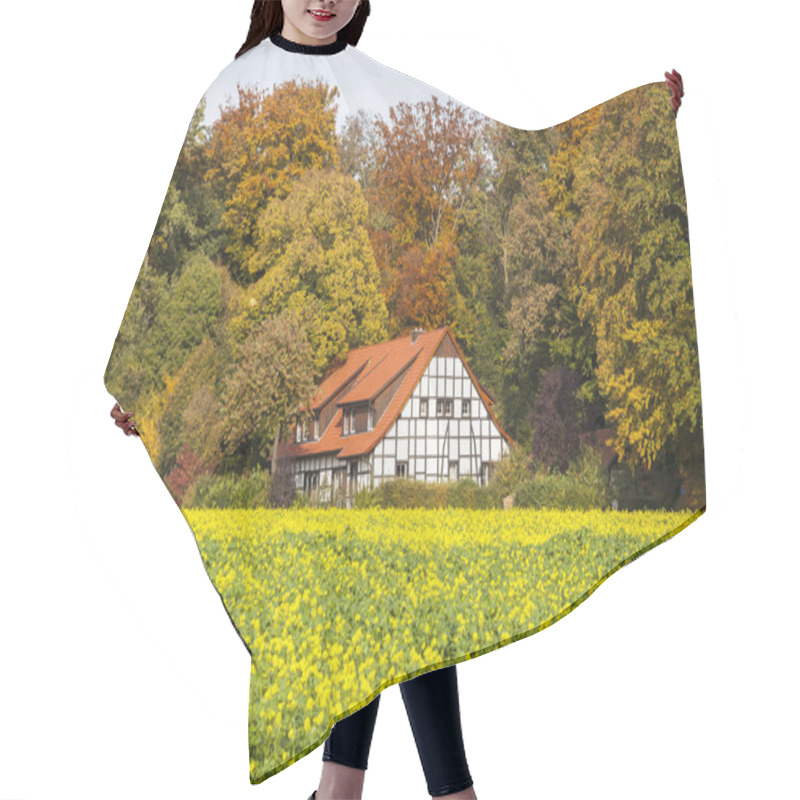 Personality  Timbered House In Bad Iburg, Osnabrück Country, Lower Saxony, Germany, Europe Hair Cutting Cape