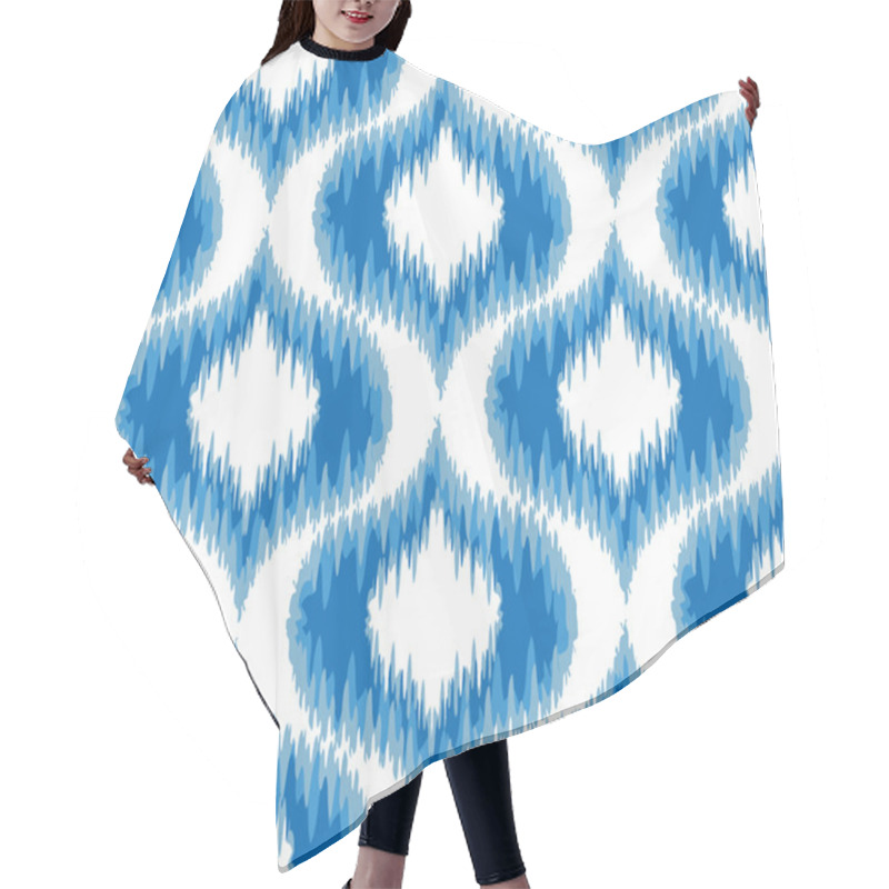 Personality  Ikat Ogee Background Hair Cutting Cape