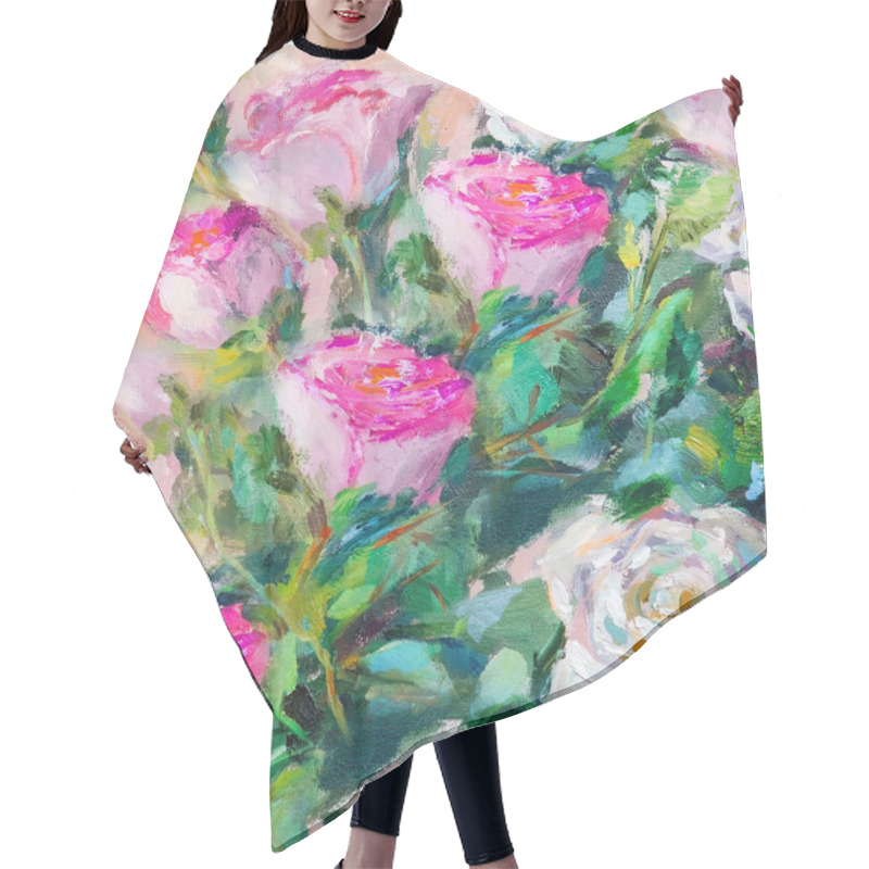 Personality  Oil Painting, Impressionism Style, Texture Painting, Flower Still Life Painting Art Painted Color Image, Wallpaper And Backgrounds, Canvas, Artist, Painting A Flower Pattern, Roses Hair Cutting Cape