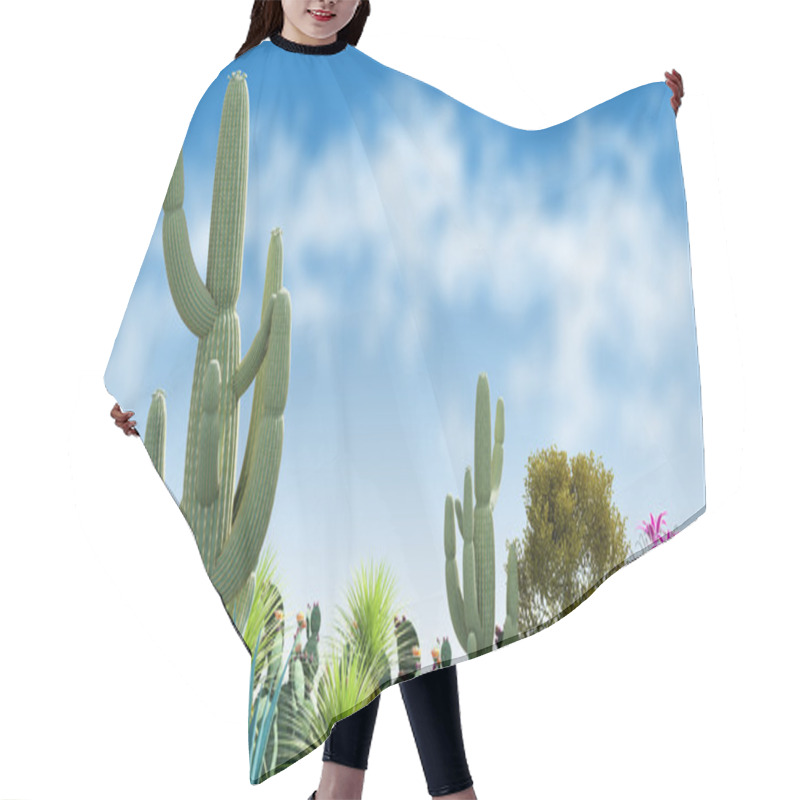 Personality  Cactus Hair Cutting Cape