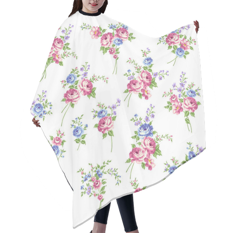 Personality  Beautiful Rose Illustration Material Collection, Hair Cutting Cape