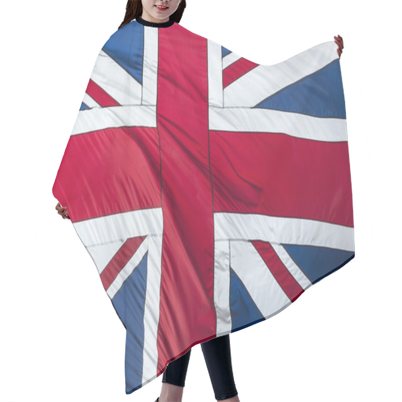 Personality  Great Britain Flag Hair Cutting Cape