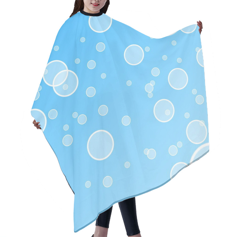 Personality  Abstract Water Bubble Illustration Hair Cutting Cape