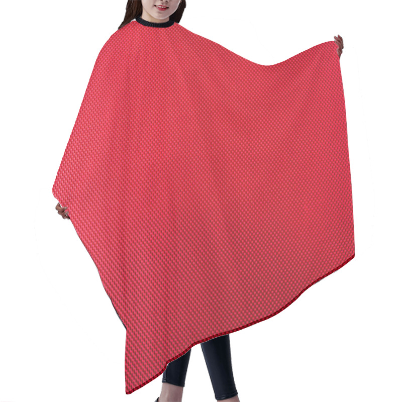 Personality  Carbon Background Red Hair Cutting Cape