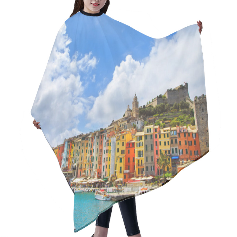 Personality  Portovenere Village On The Sea. Cinque Terre, Ligury Italy Hair Cutting Cape