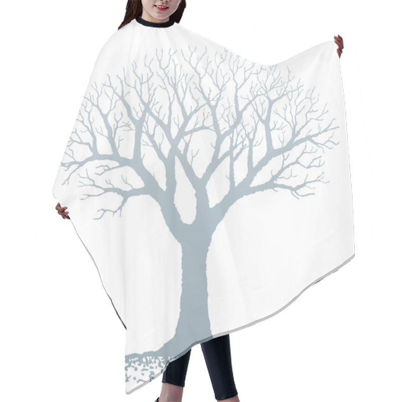 Personality  Bare Tree Hair Cutting Cape