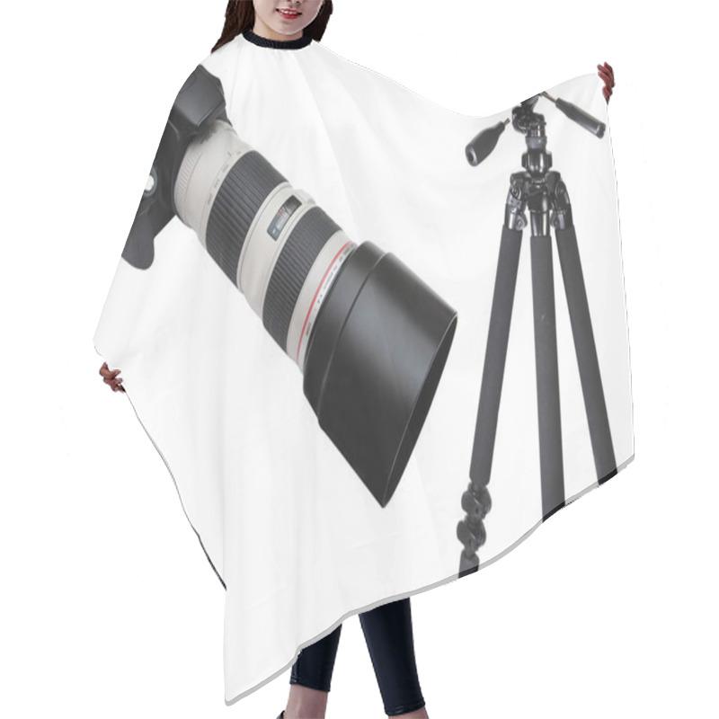 Personality  Tripod And Objective Hair Cutting Cape