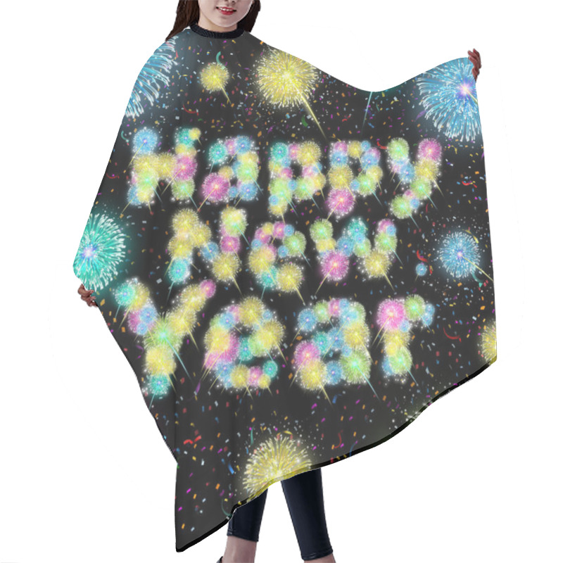 Personality  Happy New Year Celebration Hair Cutting Cape