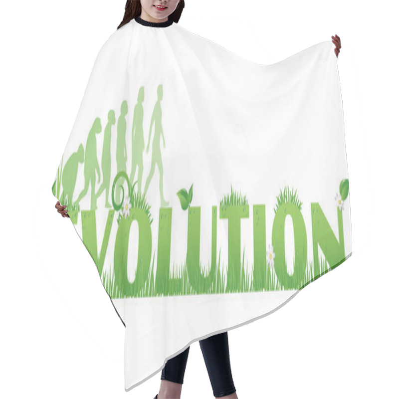 Personality  Green Evolution Hair Cutting Cape