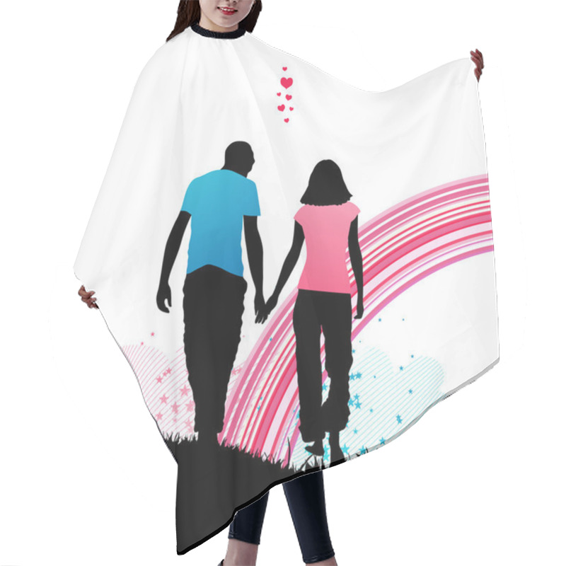 Personality  Romantic Walk Hair Cutting Cape