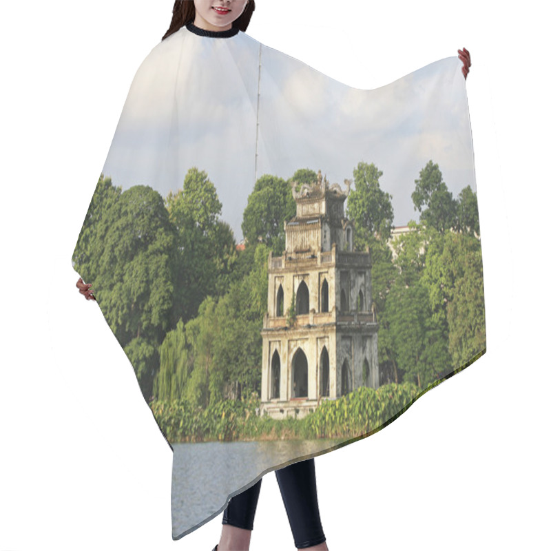 Personality  Scene Of Tortoise Tower ,hanoi Hair Cutting Cape