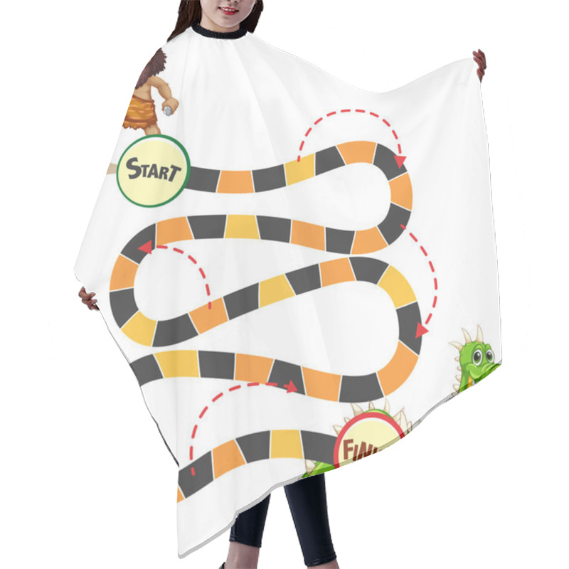 Personality  Boardgame Template Hair Cutting Cape