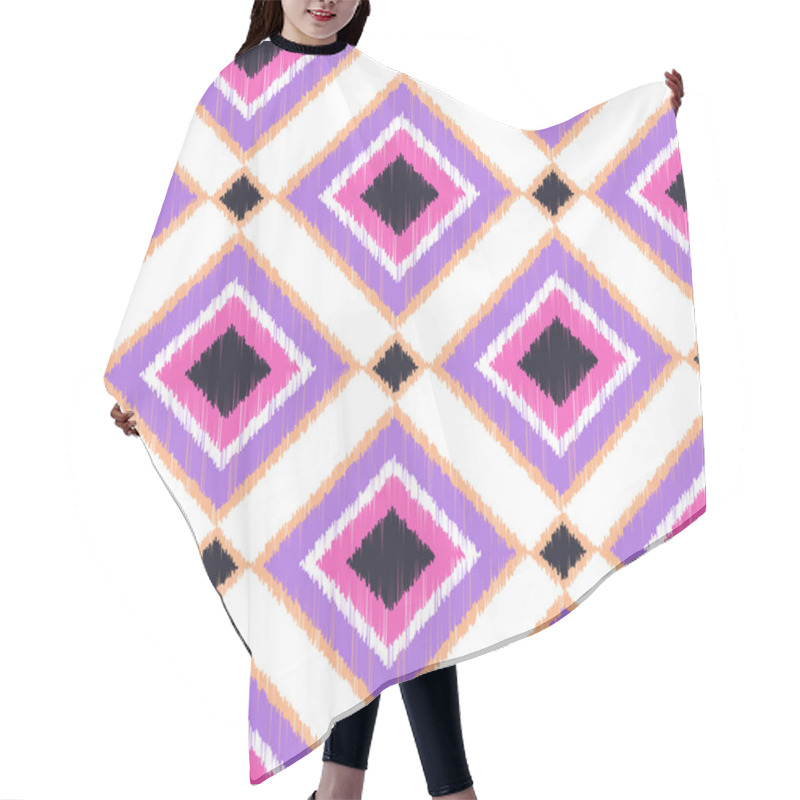 Personality  Rhombus Pattern Hair Cutting Cape