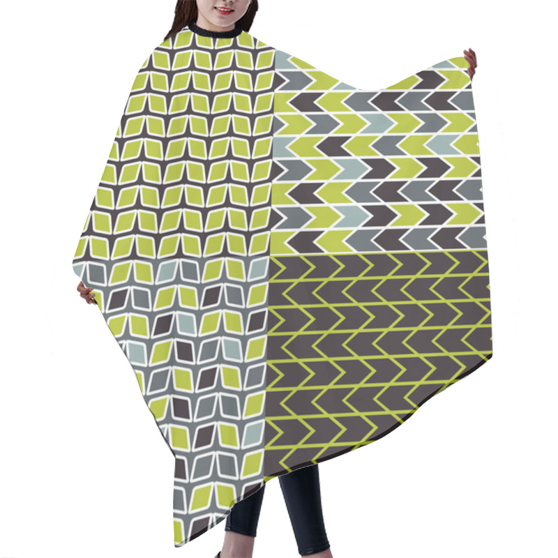 Personality  Geometric Pattern Hair Cutting Cape