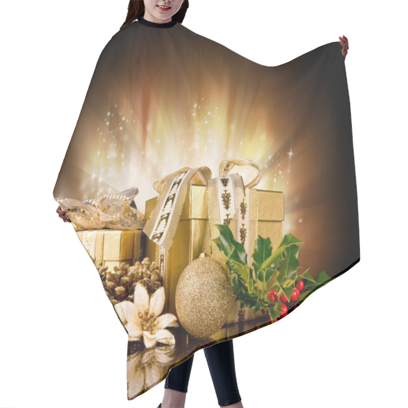 Personality  Christmas Gifts Hair Cutting Cape