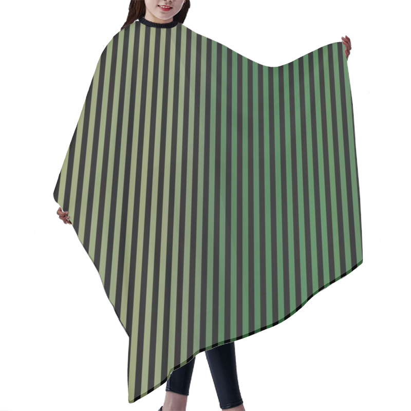 Personality  Dark Background Vertical Line Seamless, Print Design. Hair Cutting Cape