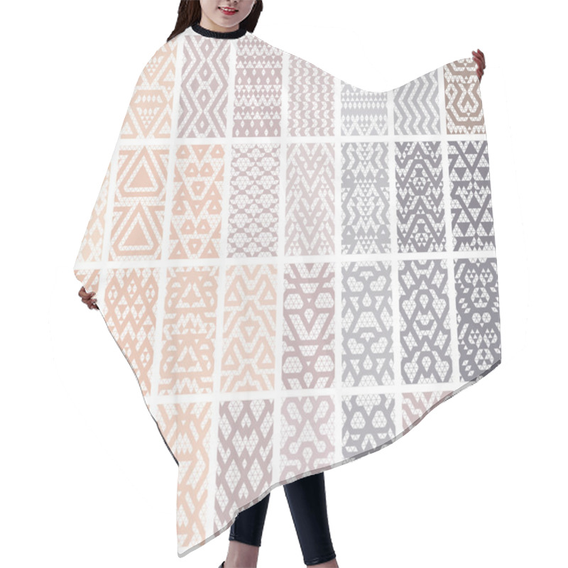 Personality  Set Of 24 Patterns. Hair Cutting Cape