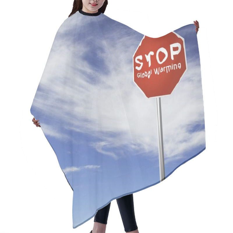 Personality  STOP Global Warming! Hair Cutting Cape