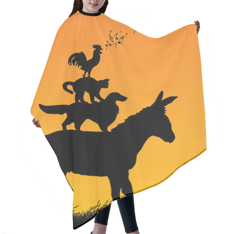 Personality  Bremen Town Musicians Hair Cutting Cape