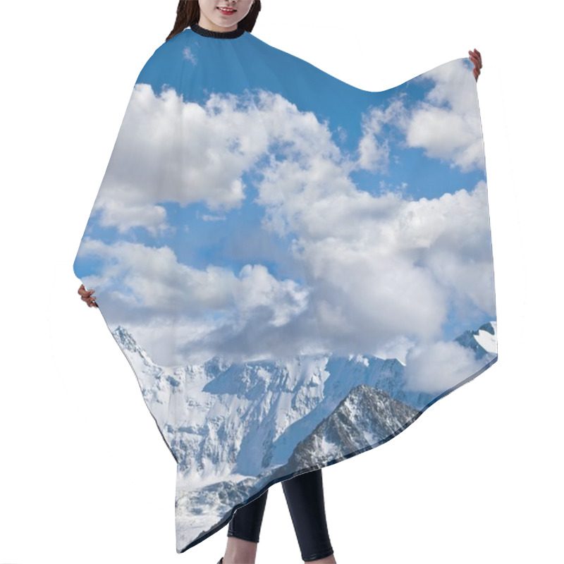 Personality  Majestic Mountains In A Clouds Hair Cutting Cape