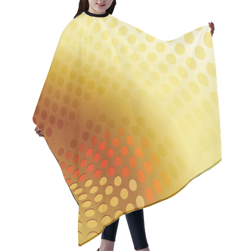 Personality  Gold Hair Cutting Cape