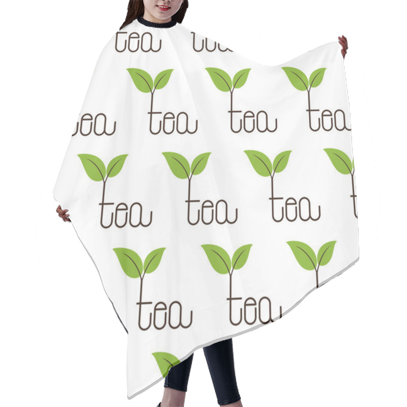 Personality  Tea Seamless Pattern Hair Cutting Cape