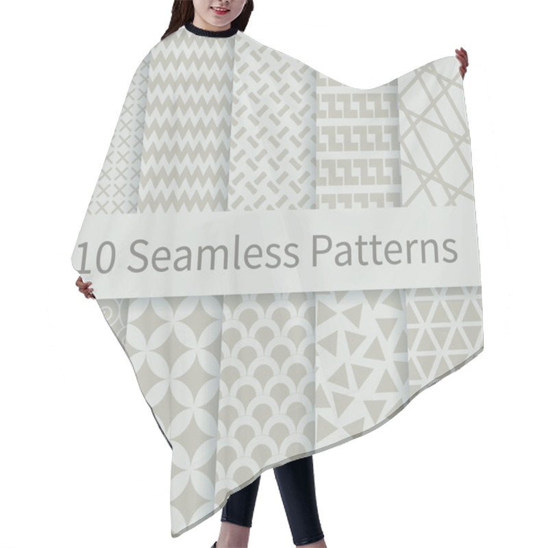 Personality  Geometric Seamless Patterns Hair Cutting Cape