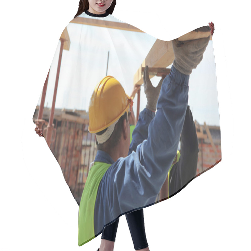 Personality  Construction Site Hair Cutting Cape