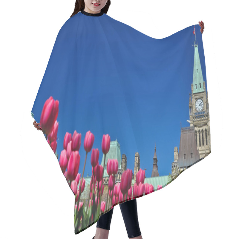 Personality  Tulip Festival In Ottawa Hair Cutting Cape