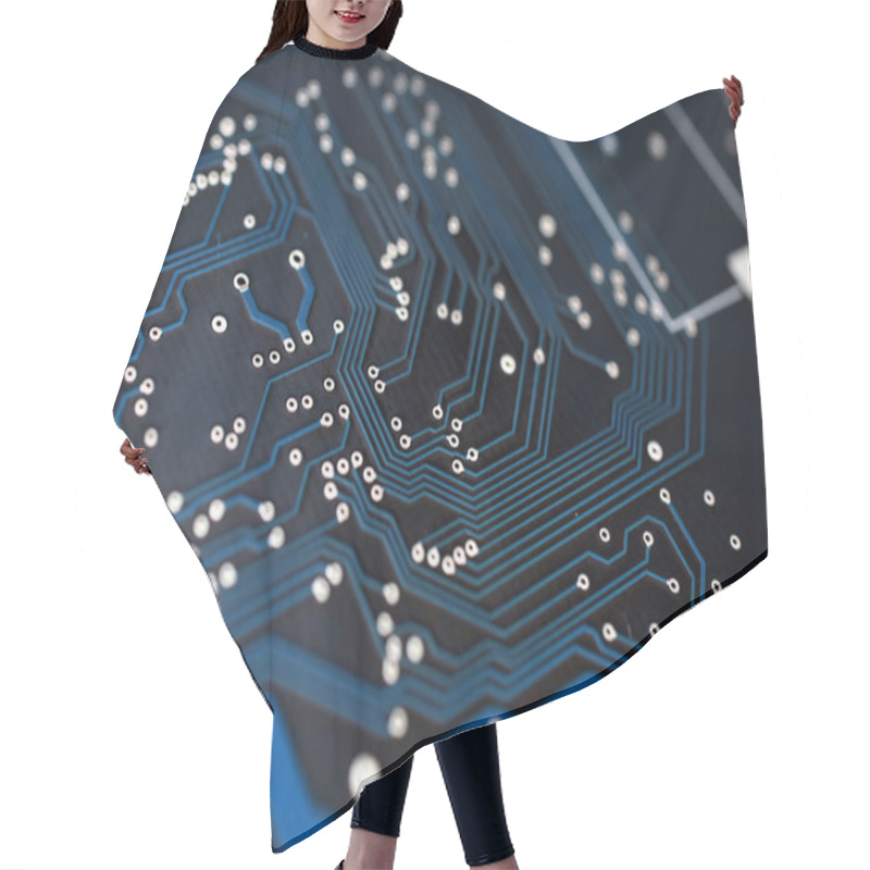 Personality  PCB Hair Cutting Cape