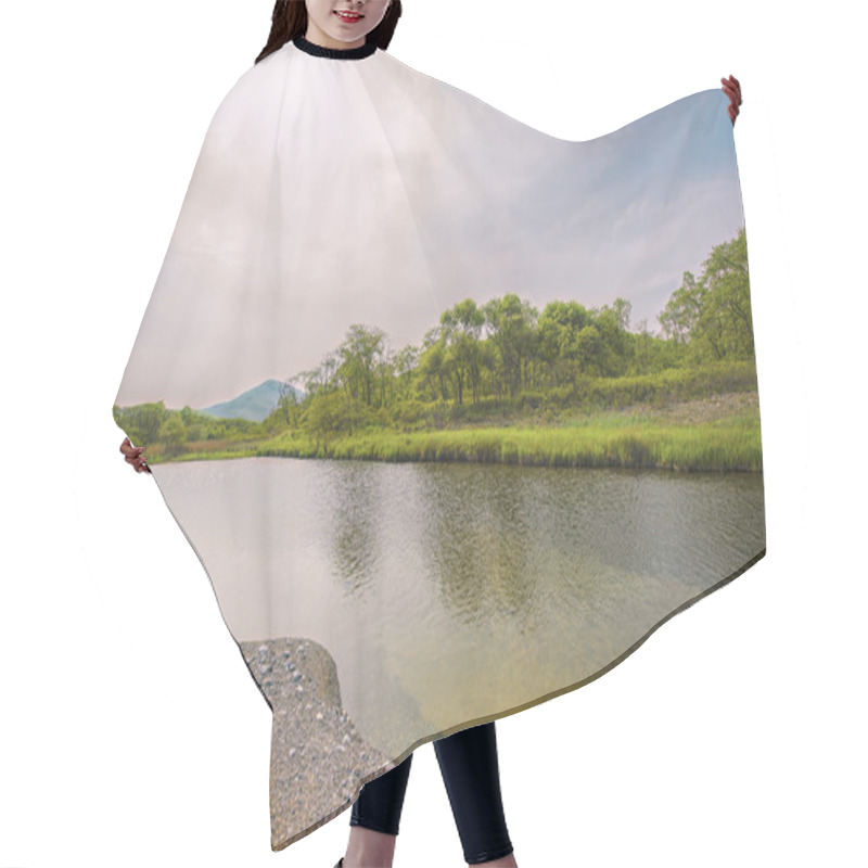 Personality  Wild River In Evening Hair Cutting Cape