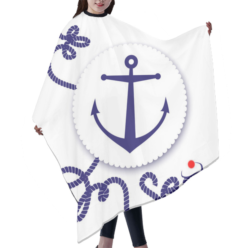 Personality  Nautical Hair Cutting Cape