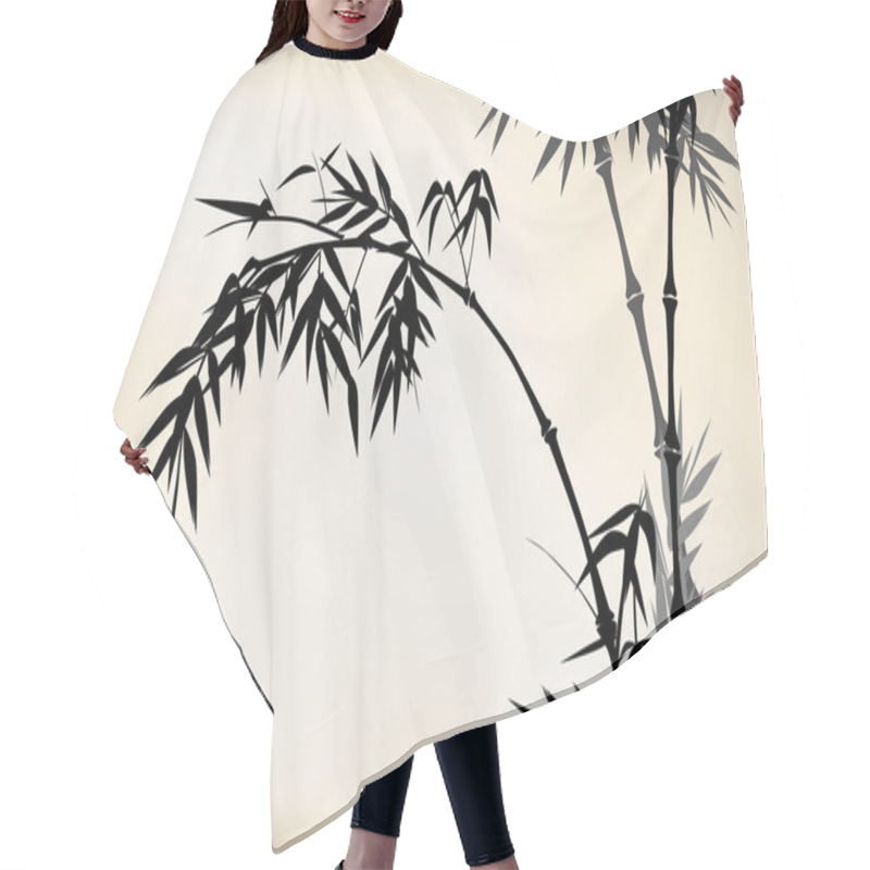 Personality  Bamboo Hair Cutting Cape