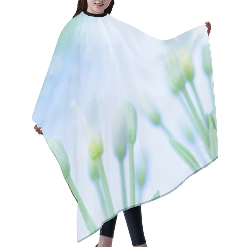 Personality  Gentle Spring Flowers Hair Cutting Cape